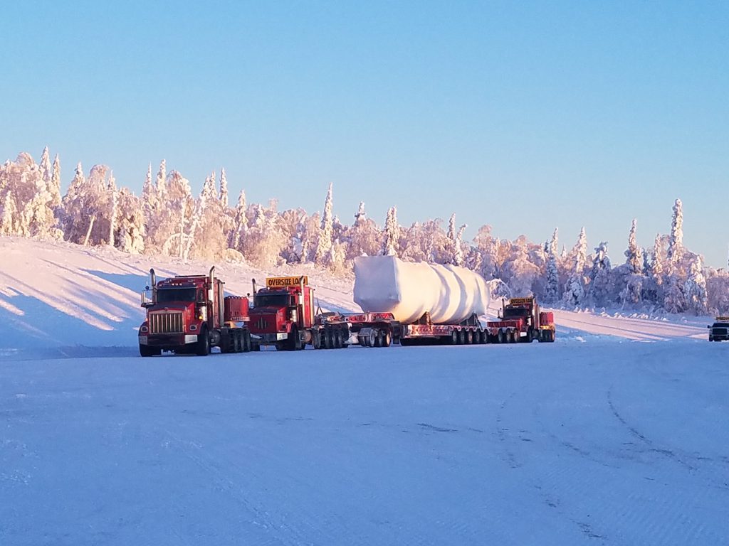STR Alaska winter transportation and logistics