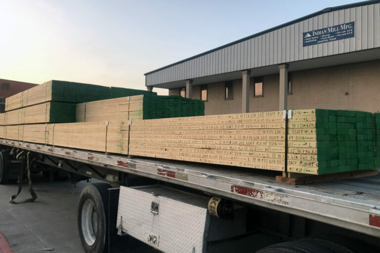 indian mill plank trucks loaded up