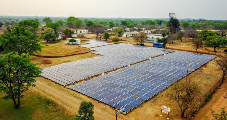 ground mounted solar power plants in africa